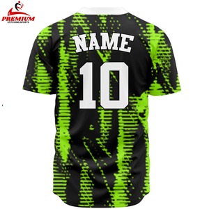 Dernière tendance : Maillot de baseball court personnalisable en tissu doux, léger, respirant et à séchage rapide, grande taille, unisexe, pour adultes et matchs. - Product Image 2