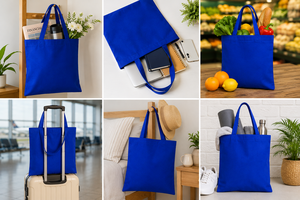 Bolsa de Lona de Color Sólido, 14x16 Pulgadas, Estilo Minimalista, para Todas las Temporadas, Playa, Viajes, Uso Diario - Product Image 6