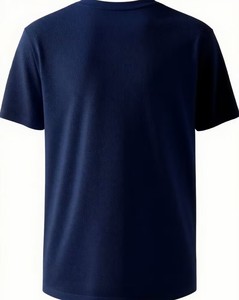 T-shirt pour homme à col rond, manches courtes, écologique, 100% coton, motif palmiers et brise marine, décontracté, essentiel pour les trajets quotidiens - Product Image 2