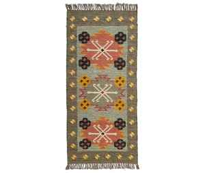 Alfombras Compactas y Portátiles Tejidas a Mano de Yute y Lana, Alfombras Kilim para Sala de Estar, Dormitorio y Estudio - Product Image 2