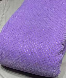 Premium Velvet Sequence Embroidery <b>Fabric</b> Luxury Fashion Textile For Designer Apparel Boutique And Party Wear Supply Import Zone - Product Image 3