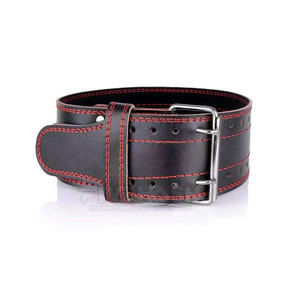 Ceinture en cuir à double boucle pour haltérophilie, entraînement de force en salle de sport, soutien du dos, musculation - Product Image 3