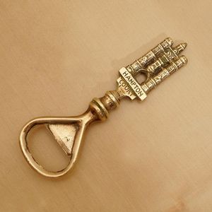 Ouvre-bouteille classique en laiton, style vintage, ouvre-bouteille en métal robuste pour bar, cuisine, usage domestique, cadeau décoratif, usage domestique ou hôtelier - Product Image 3