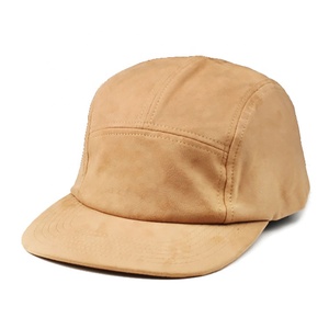 Gorra de Béisbol de Lona Vintage Personalizada de 5 Paneles con Bordado de Logotipo, Hebilla Ajustable, Unisex, 100% Poliéster - Product Image 1