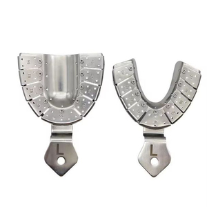 Bandejas de Impresión Dental Manuales de Acero Inoxidable, Reutilizables, de Alta Calidad, Certificadas por la CE, Tamaños Personalizados Disponibles, Quirúrgicas Dentales - Product Image 2