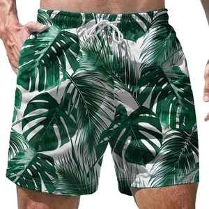 Shorts de bain personnalisés à sublimation intégrale, tissu extensible, haute qualité, pour hommes, vente flash - Product Image 3