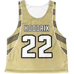 Custom Lacrosse Pinnies Reversible Mesh Training Vest Quick Dry Team Practice Wear Unisex Breathable Mesh OEM ODM Wholesale - Product Image 1