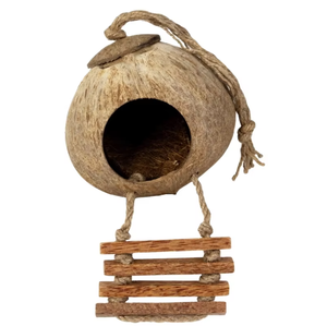 Maisonnette pour animaux de compagnie en coquille de noix de coco naturelle fabriquée au Vietnam – Accessoire durable et écologique pour hamsters, reptiles et oiseaux - Product Image 5