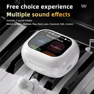 144 ngôn ngữ ai dịch TWS Earbuds không dây với màn hình cảm ứng & tiếng ồn hủy bỏ đầy màu sắc IPS hiển thị - Product Image 5