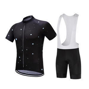 Uniforme de Ciclismo al Por Mayor, Nuevo Modelo, Personalizado con Sublimación, Conjunto de Jersey de Manga Corta y Culotte con Tirantes - Product Image 4