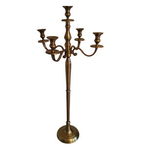 Christmas Decorated Candelabra 5 Arms New Design <b>Candlestick</b> Handmade Candle Holder Votive Hot Selling Trending Candelabra - Product Image 1