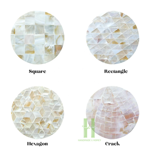 ถ้วยแม่มุกหรูหราสำหรับตกแต่งโต๊ะถาดมุกสไตล์โบฮีเมียนทำงานหัตถกรรมจากเวียดนามสินค้าใหม่ - Product Image 2