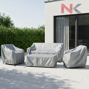 Funda para Muebles de Patio de Tamaño Personalizado, Impermeable, Anti-UV, para Sofá, Mesa y Sillas de Patio, Resistente a Desgarros, Fundas para Muebles de Jardín - Product Image 1