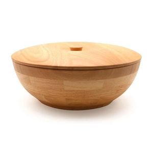 Handmade Rustic Custom Logo Acacia Wood Salad Modern Small Wooden Serving Bamboo Bowls - Product Image 2