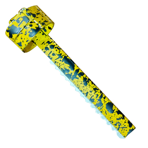 Stainless Steel Finger <b>Ring</b> Hair Texturizing Razor Yellow Speckled Barber Razor for Hair <b>Thinning</b> Real Supplier Custom Logo OEM - Product Image 5