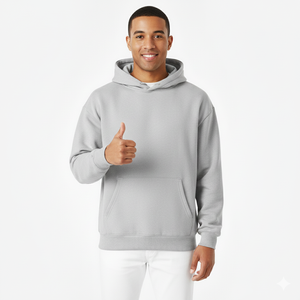 Sudadera con Capucha para Hombre, 100% Algodón, Estilo Oversize, de Alta Calidad, para Invierno, con Logotipo - Product Image 2
