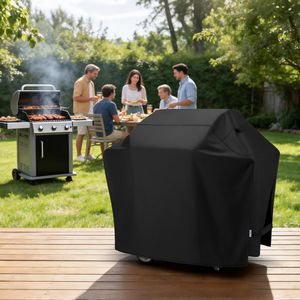 Copertura per Barbecue da Esterno Resistente e Impermeabile da 55 Pollici, Protezione UV Resistente allo Sbiadimento, Protezione per Ogni Condizione Atmosferica, Compatibile con Griglie BBQ - Product Image 5