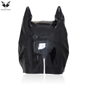 Shiny Black Full <b>Head</b> Hood <b>Cover</b> Women Sexy Clubwear <b>Cover</b> Latest Style Cosplay Party Wear Costume Half Face Hood and <b>Cover</b> - Product Image 6