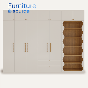 Modern Stylish Wooden <b>Wardrobe</b> Vietnam Manufacturer Direct Supply Storage <b>Cabinet</b> for Hotel Bedroom Apartment Home Furniture - Product Image 3