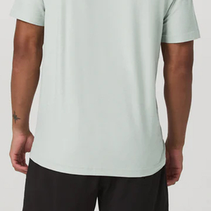 T-shirt pour homme à manches courtes, design décontracté et élégant pour la collection d'été 2026, col rond, logo personnalisable - Product Image 5