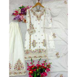 Magnifique haut pour femme-Ensemble Sarara et Fancy Dupatta pour les fêtes - Product Image 2