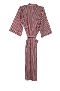 Bata Kimono de Algodón Suave con Estampado de Dibujos Animados para Mujer, Camisón de Verano Hecho a Mano ODM con Cuello en V, Cintura Elástica, Largo hasta la Rodilla - Product Image 3