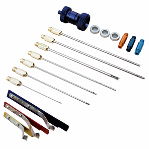 Kit Lipo Luer Lock con mangos para transferencia de grasa, instrumentos de succión para cirugía plástica y cosmética, con certificación CE - Product Image 1