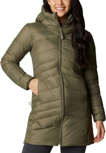 Parka Reversible gruesa personalizada para mujer con capucha de piel extraíble Forro de lana Calentador de cuerpo de manga larga transpirable para invierno - Product Image 6