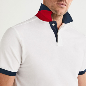 Polo Homme Élégant Brodé 100% Coton Haute Qualité Manches Courtes Design Personnalisé Grande Taille – Vente en Gros - Product Image 5