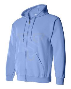 Offre Spéciale hommes sweats à capuche zippés haute qualité séchage rapide respirant hiver tissu Logo personnalisé impression solide motif teint uni - Product Image 2