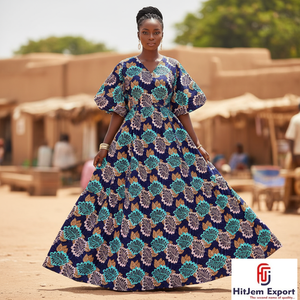 Tela de Algodón con Estampado Africano, Tela Ankara Kitenge para Confección de Vestidos, Costura, Manualidades, Ropa, Textil, Estilo Nigeria Ghana - Product Image 2