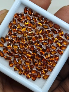 Grenat Spessartite naturel orange, pierre précieuse en vrac, taillée en facettes, pour les créateurs de bijoux, vente en gros - Product Image 2