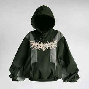 Sudadera con Capucha Extra Grande de Doble Capa de Forro Polar de Poliéster/Algodón, Ligera, Transpirable, Antiarrugas y Ecológica de Alta Calidad para Hombre - Product Image 2