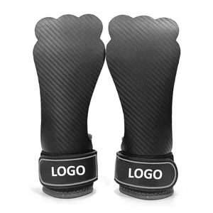 Poignées de gymnastique personnalisées avec logo, en cuir et surface antidérapante, protège-mains pour tractions, anneaux, gym, CrossFit - Product Image 1
