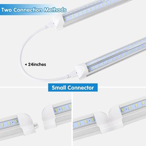 Luces LED de 50W y 4 pies para Tiendas, 7000LM, Blanco Claro, 110V, Enlazables, Integradas en Forma de V, Luminarias para Estacionamientos y Garajes - Product Image 2