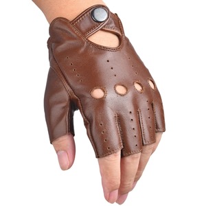 Guantes de cuero OEM vintage para motocicleta, guantes duraderos para hombres y mujeres, accesorios para motocicleta - Product Image 2