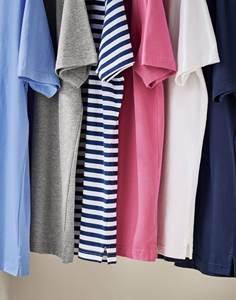 Camiseta azul básica para hombre, Camiseta de algodón con ajuste diario para hombre, Camiseta ajustada de algodón ecológico para hombre - Product Image 6