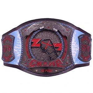 Cinturón de Campeonato Personalizado CM Punk Serie 434-Day Record, Cuero Vacuno, Aleación, Impermeable, Cómodo para MMA y Taekwondo - Product Image 4