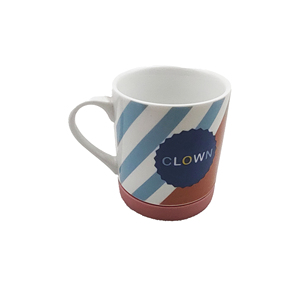Factory Direct Cute Party <b>Hat</b> Boy Decal Porcelain Water Cup with Silicone/Rubber Bottom - Product Image 2