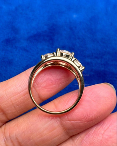 Anillo de Diamante Cultivado en Laboratorio de 2 Quilates, Anillo de Compromiso Solitario Minimalista, Anillo de Propuesta Clásico de Oro de 14K, Joyería Nupcial Elegante - Product Image 3