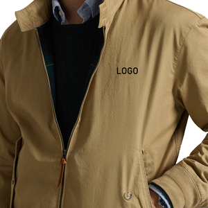 Premium 100% Cotton Standard Thickness Waterproof Windproof Breathable Lightweight Front Bedford Twill <b>Jacket</b> Men's Heritage OEM - Product Image 4
