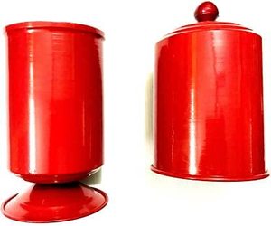 Truco de Magia Sweet VASE: Tubo de Producción Rojo, Instrucciones Completas Incluidas, Fácil de Realizar, 1 Florero Metálico, Papel Quemable y Tapa - Product Image 3