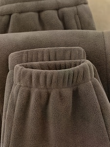 Pantalones de Felpa para Uso Diario, Tejido Suave y Cálido, Pantalones Casuales para Descansar con Comodidad Relajada para el Hogar, Actividades al Aire Libre y la Rutina Diaria - Product Image 4