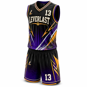 Ensemble de maillots de basket-ball sans manches personnalisés de qualité supérieure, uniforme d'équipe, design sublimé, tissu en maille respirant, personnalisé, unisexe, sport - Product Image 2