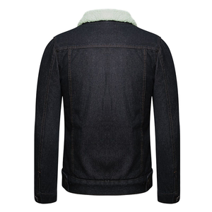Men's Denim <b>Jacket</b> Windproof <b>Thick</b> <b>Fleece</b> Warm Coat Men Fashion Casual Fur Collar Brand <b>Jacket</b> Men winter <b>jacket</b> - Product Image 4