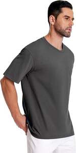Camiseta Básica para Hombre, Algodón Premium, Lisa, Impresión de Logotipo Personalizado, Fabricante Mayorista 2026 - Product Image 4