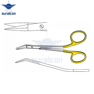 Ciseaux chirurgicaux Giunta 13,5 cm / 5-1/4 pouces TC Gold, acier inoxydable de qualité supérieure, instrument de coupe de précision - Product Image 4