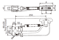 DH5241K1 pour bras de collecteur en cuivre pour Tro-Reel 60A avec câble de 8,3 mm