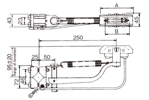 DH5241K1 pour bras de collecteur en cuivre pour Tro-Reel 60A avec câble de 8,3 mm - Product Image 4