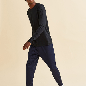 Pantalones Deportivos Chino para Hombre, Diseño Nuevo, de Secado Rápido, Holgados, Transpirables, 100% Algodón, Cintura Elástica con Cordón Ajustable - Product Image 1